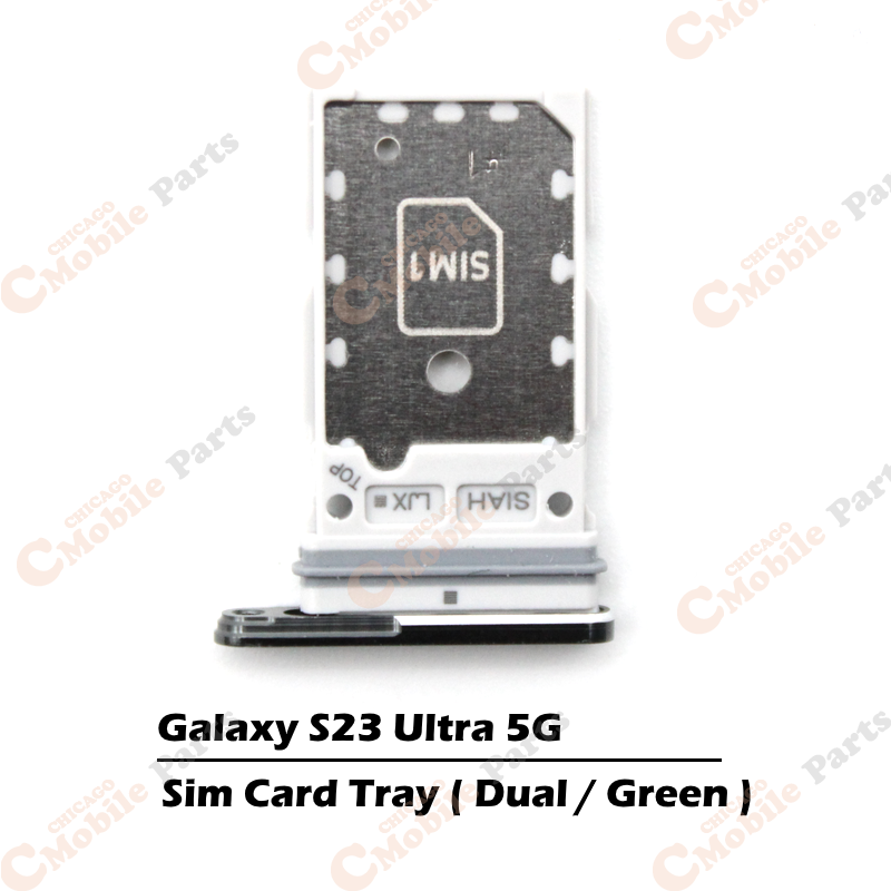 Galaxy S23 Ultra 5G Dual Sim Card Tray Holder ( S918 / Dual / Green )