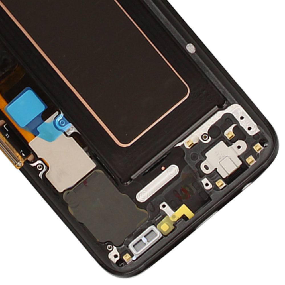 Galaxy S8 Plus LCD Screen Assembly with Frame (Pre-installed Small Components) - ( OEM Grade / Midnight Black )