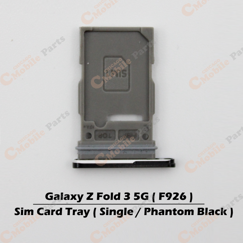 Galaxy Z Fold 3 5G Single Sim Card Tray Holder ( F926 / Single / Phantom Black )