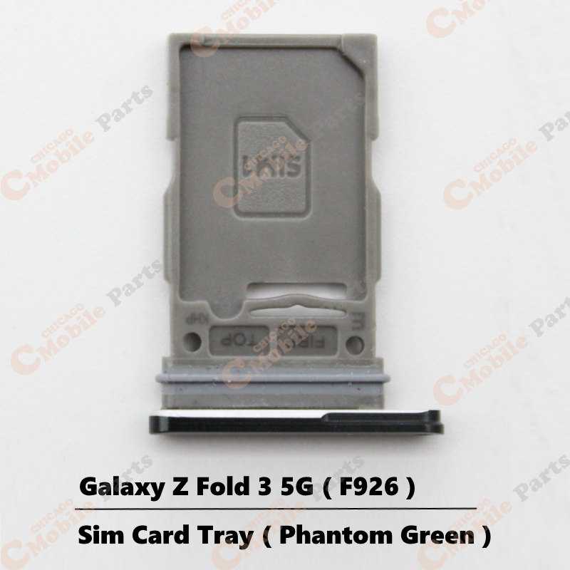 Galaxy Z Fold 3 5G Single Sim Card Tray Holder ( F926 / Single / Phantom Green )