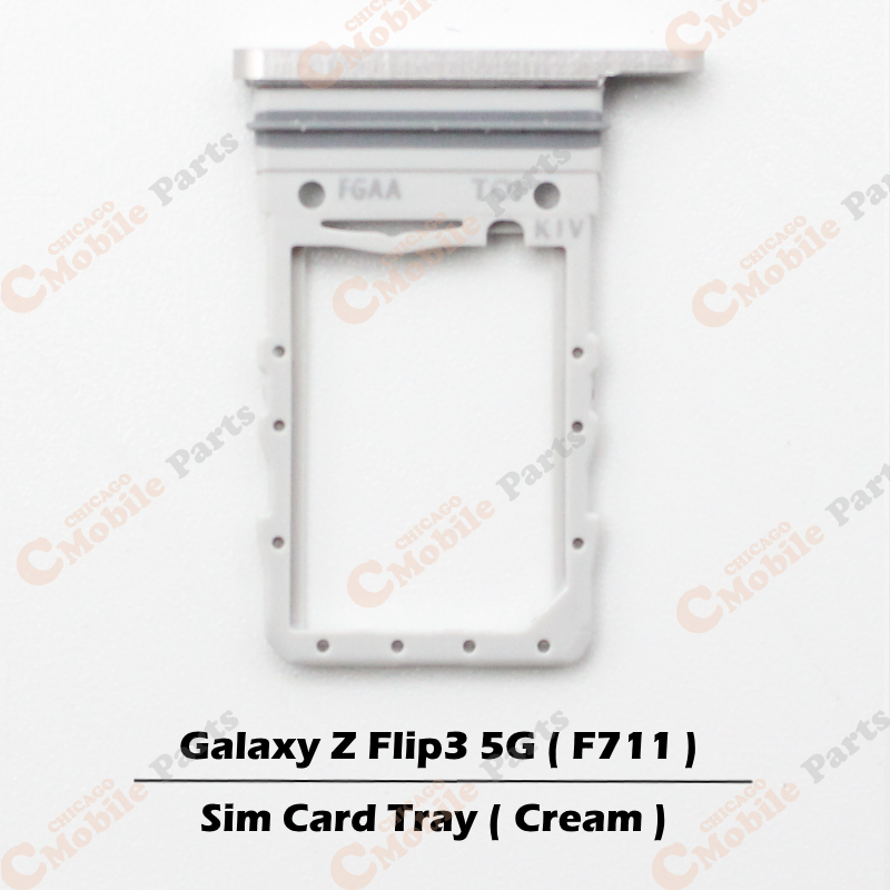 Galaxy Z Flip 3 5G Sim Card Tray Holder ( Cream )
