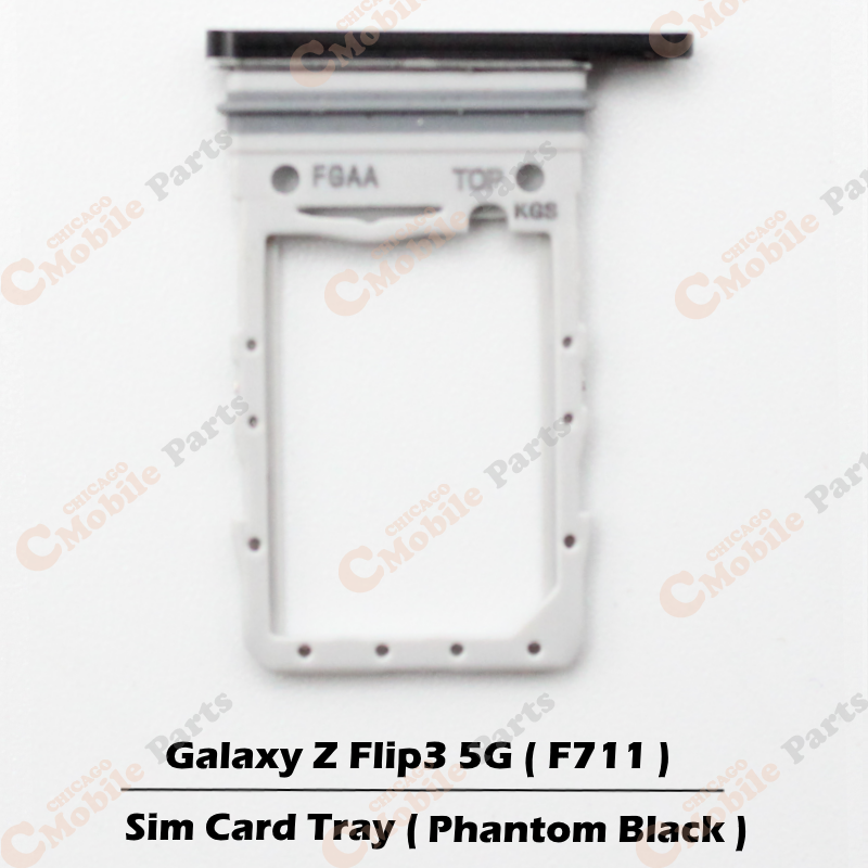 Galaxy Z Flip 3 5G Sim Card Tray Holder ( Phantom Black )