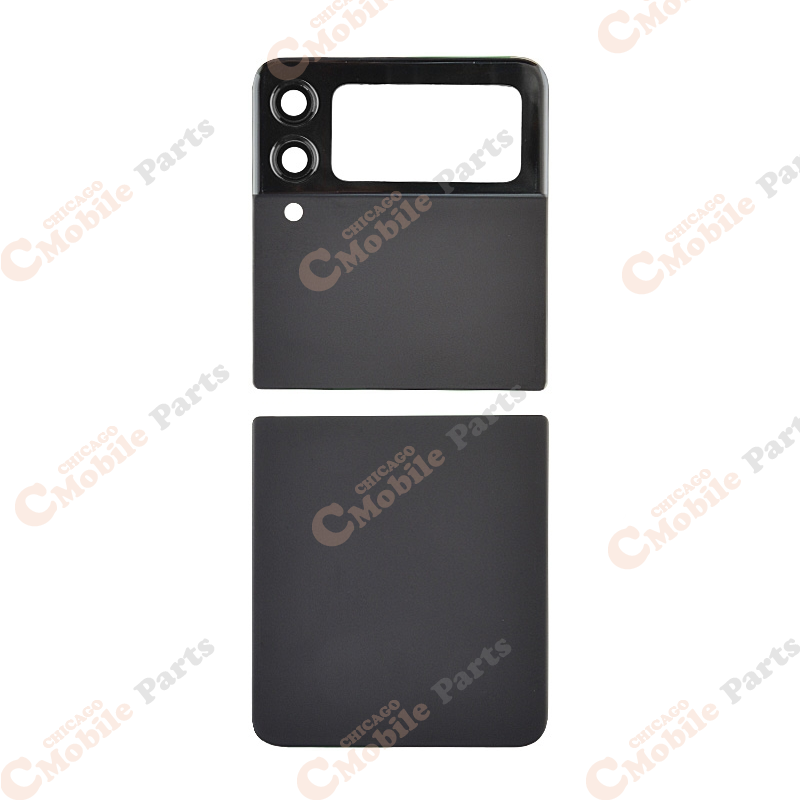 Galaxy Z Flip 3 5G Back Cover / Back Door ( Black )