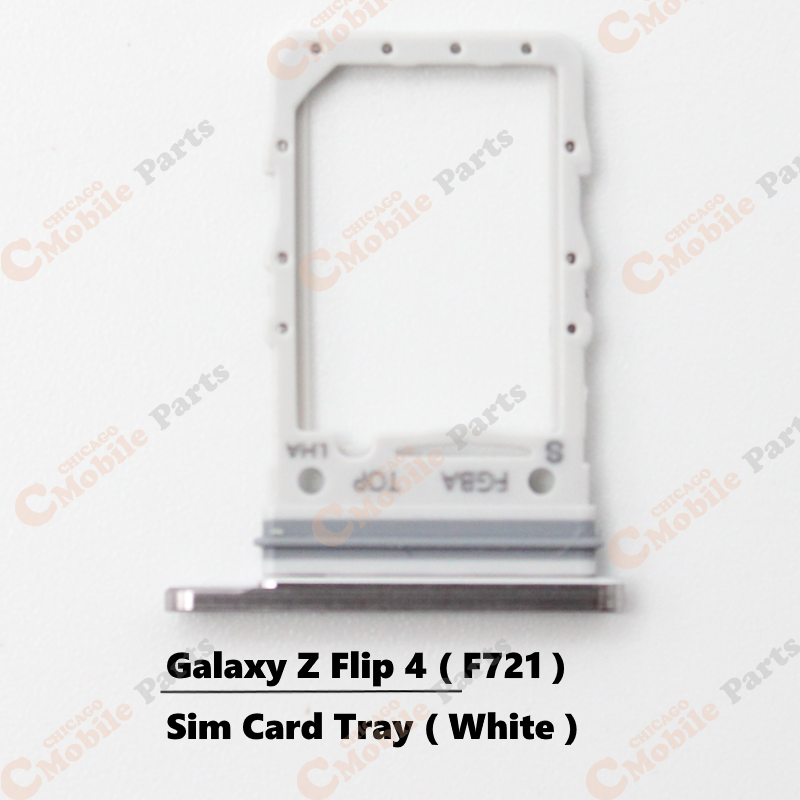 Galaxy Z Flip 4 5G Sim Card Tray Holder ( F721 / White )