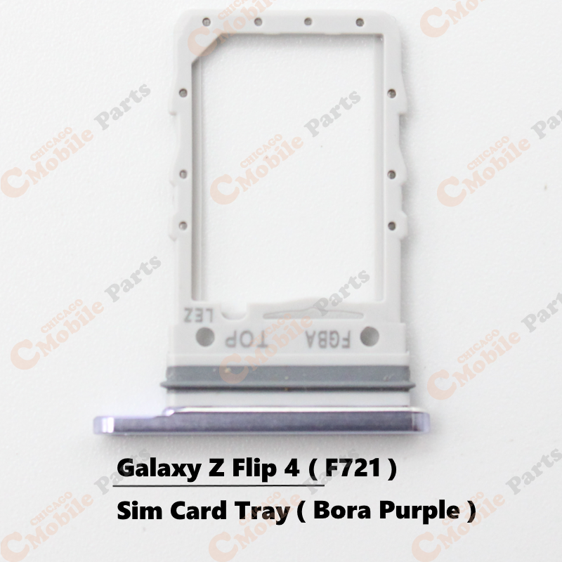 Galaxy Z Flip 4 5G Sim Card Tray Holder ( F721 / Bora Purple )