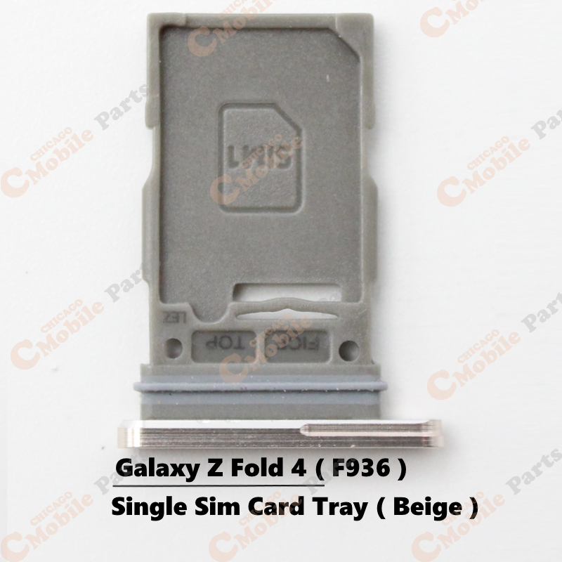 Galaxy Z Fold 4 5G Single Sim Card Tray Holder ( F936 / Single /  Beige )