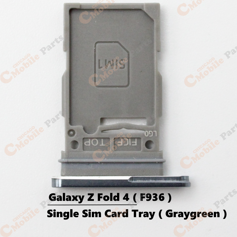 Galaxy Z Fold 4 5G Single Sim Card Tray Holder ( F936 / Single /  Graygreen )