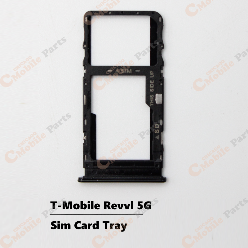 T-Mobile Revvl 5G Sim Card Tray Holder ( Black )