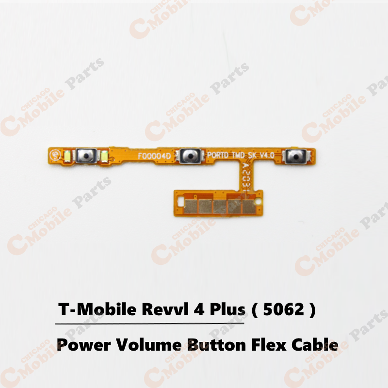 T-Mobile Revvl 4 Plus Power Volume Button Flex Cable ( 5062 )