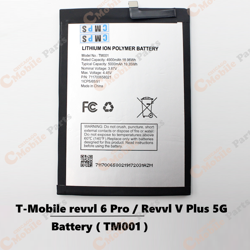 T-Mobile Revvl 6 Pro / Revvl V Plus 5G Battery ( TMAF035G / TM001