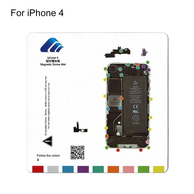 Magnetic Screw Chart Mat for iPhone 4