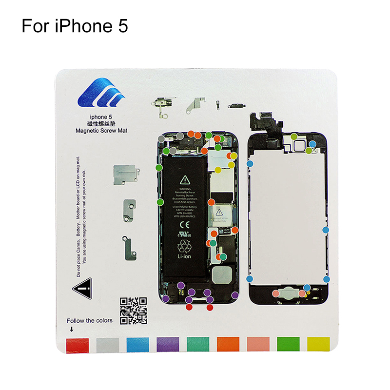 Magnetic Screw Chart Mat for iPhone 5