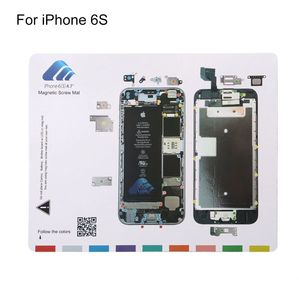Magnetic Screw Chart Mat for iPhone 6S