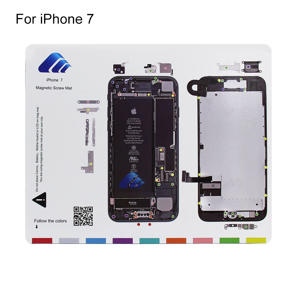 Magnetic Screw Chart Mat for iPhone 7