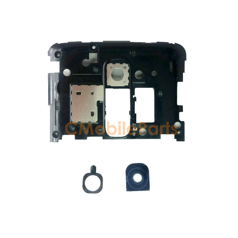 LG G2 Rear Back Camera Lens Cover with Bezel ( Black )