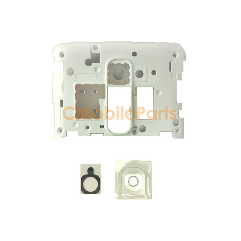 LG G2 Rear Back Camera Lens Cover with Bezel ( White )