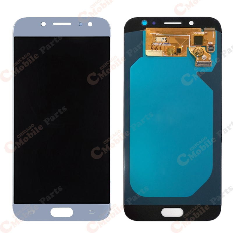 Galaxy J7 Pro LCD Assembly Without Frame (Premium) - Blue