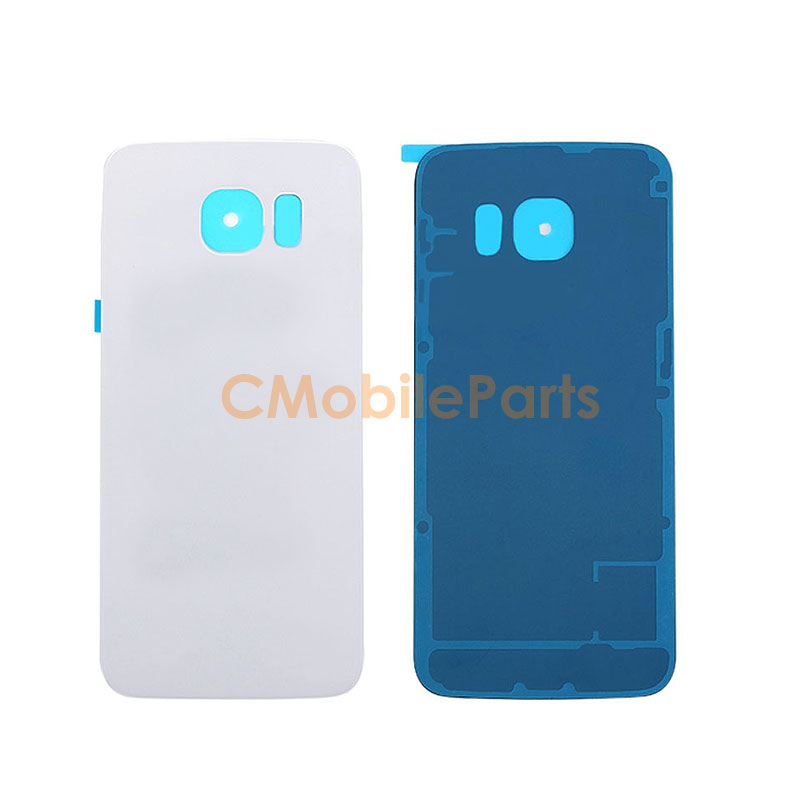 Galaxy S6 Edge Back Cover / Back Door ( White Pearl )