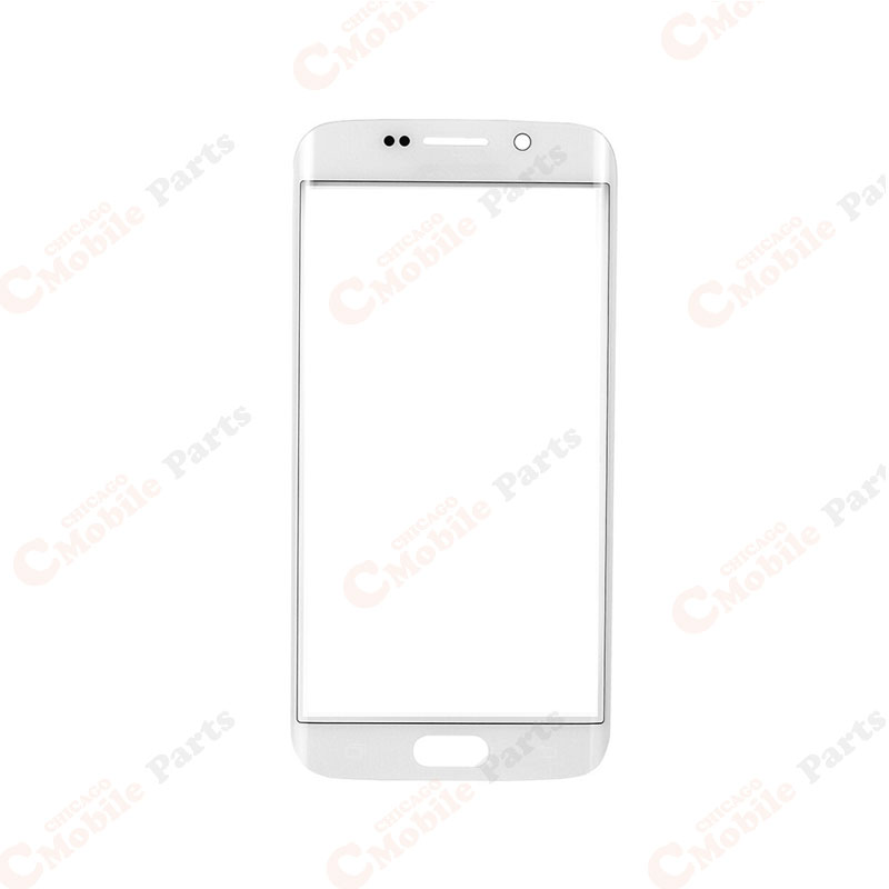 Galaxy S6 Edge Front Glass Lens ( White Pearl )