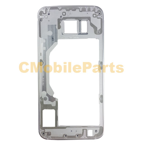 Galaxy S6 Mid Frame Midframe without Small Parts ( White )