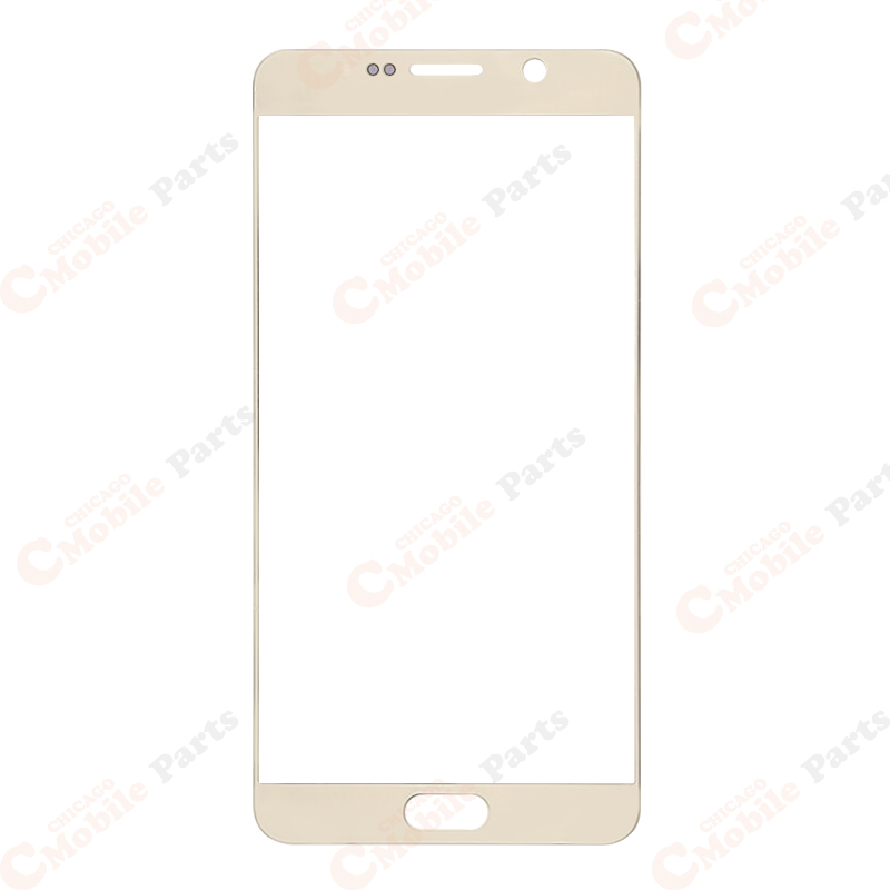 Galaxy Note 5 Front Glass Lens - Gold Platinum